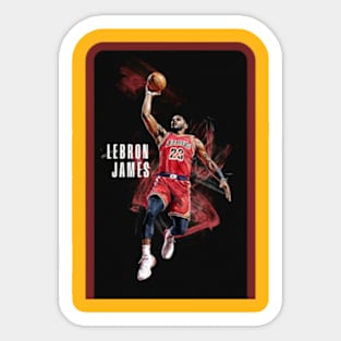 LeBron james Sticker